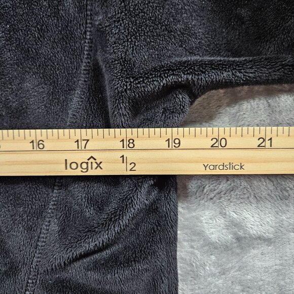 Athleta Top Girls Large Black Feelin Great 2.0 Plush Velour Sweatshirt - Picture 8 of 9